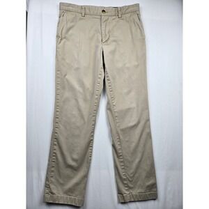 Vineyard Vines Breaker Pant Khaki Chinos Mens 32 x 30 Cotton Blend Casual